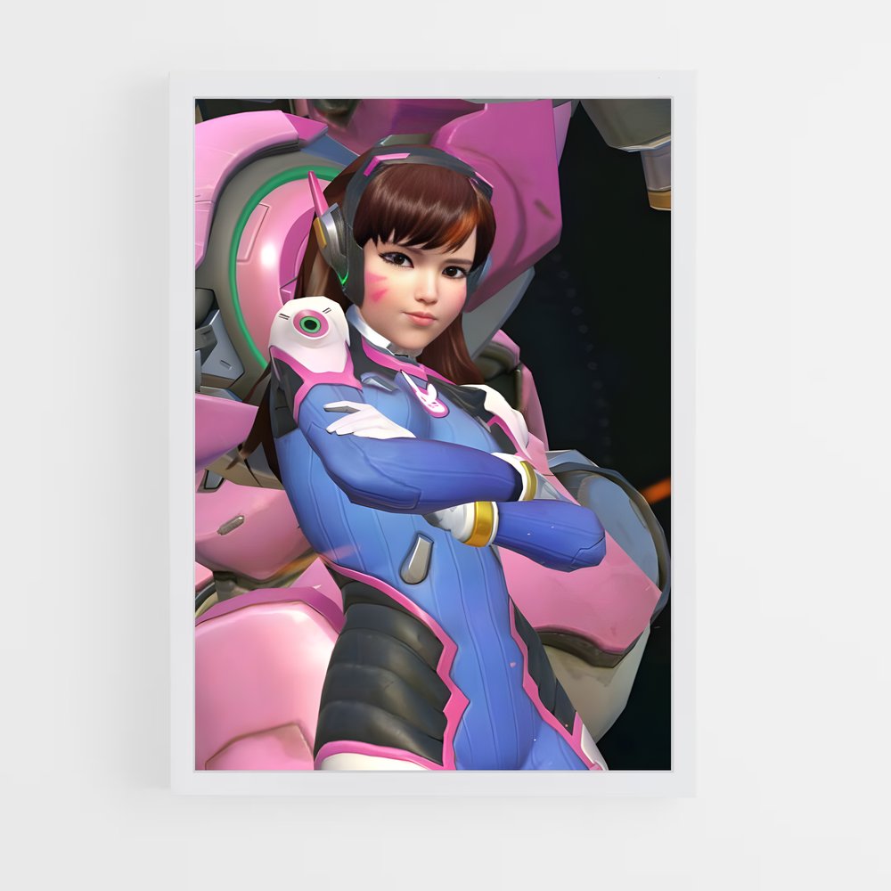 Poster Prête deux – affiche Overwatch (vue 3)